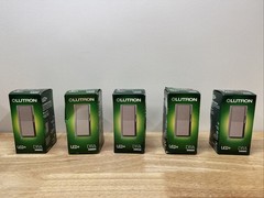5 Pk Lutron DVCL-153PR-GR Dimmer Wall Switch – Gray
