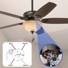 2PS Ceiling Fan Switch Zing Ear ZE-208s E89885 3 Speed 4 Wire Pull Chain Swit…