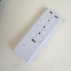 Tiffcofio Outdoor Remote Control Power Strip Timer Yard Stake 6 Outlets 25ft NEW