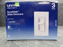 Leviton SureSlide Dimmer Switch for LED Halogen & Incandescent Bulbs (3-Pack)