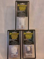 X-10 Powerhouse WS467 Remote Dimmer Wall Switch Lot Of 3 White New!