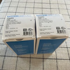 Lutron DVRF-AS-WH Caseta Claro Smart Accessory Switch Diva 3-Way White NEW 2PACK