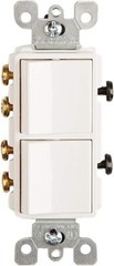 NEW Leviton 5643-W Decora Traditional 3-Way Combination AC Switch 120/277 Volt