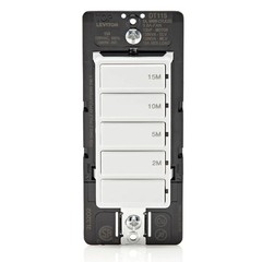 Countdown Timer Switch for bathroom fan and household lights, 2-5-10-15 min, 0