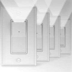 4 Paquete De Interruptor De Luz Iluminado, Interruptor De Luz De Paleta Bascu…