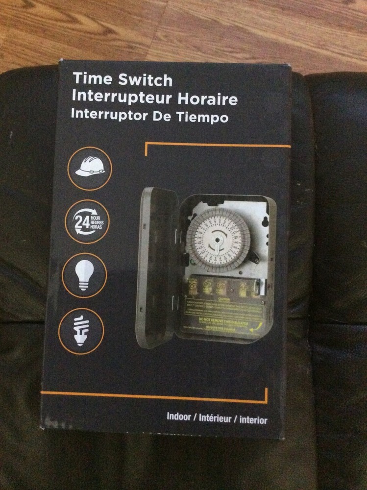 Woods 59101r Indoor Time Switch 208-277 Volt 40 Amp 24 Hour NIB