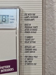 Intermatic Programmable 24 Hour Digital Wall Switch Timer Model SS5C NEW OPENED