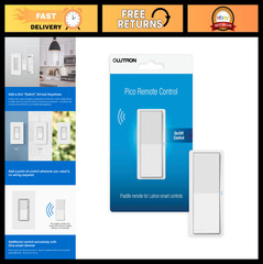 Smart Remote Control for Dimmers & Switches, On/Off, Wall Mount/Tabletop, White