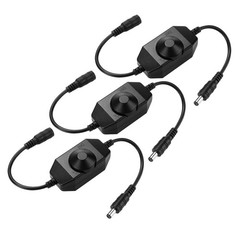 3 Pack Led Strip Light Dimmer Dc 12v24v Dimmer Switch For Strip Lights 2835 35