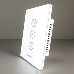 Smart Ceiling Fan and Light Switch, WiFi 3-Speed Fan Controller, Works W Alexa
