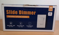 Amico 10 Pack Dimmer Light Switch, Single-Pole or 3-Way Compatible Slide Control