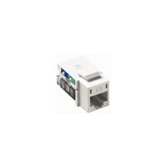 Lutron CON-1P-C3-WH CAT3 6-Pin Phone/Data Jack
