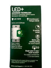Lutron Maestro LED+ MACL-153M-IV Multi Location Dimmer