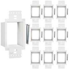 BWP 10 Pack Electrical Outlet Box Extender 1 Gang – Electrical Box Extender w…