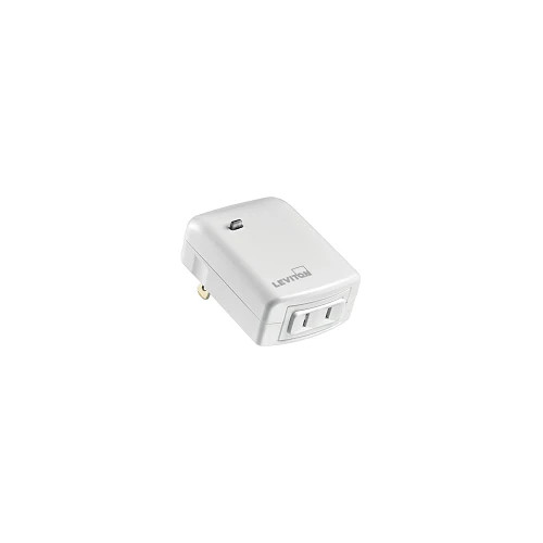 Leviton DZPD3-1LW Indoor Z-Wave Plug-In Lamp Module with LED Locator – White