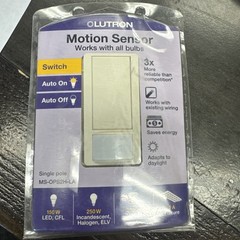 Lutron MS-OPS2H-LA Maestro Small Room Occupancy Sensor Switch Light Almond G1