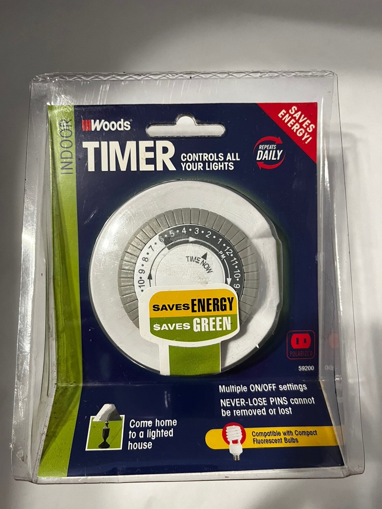 New Woods 59200 Indoor Timer FAST SHIP