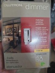LUTRON DIMMER 3-WAY AY-103PH 120V 1000W WHITE