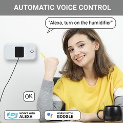 4 Pack Smart Home Wi-Fi Plugs – Alexa & Google Home Compatible, White, Toggle…