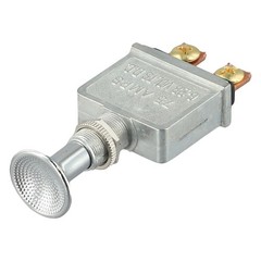 switch 75A Push/Pull Switch 6-28V 2 Position On-Off with Chrome Knob
