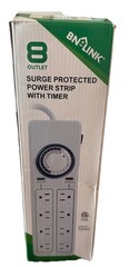 BN Link Outlets Power Strip with 24hr Programmable Timer and Surge Protector
