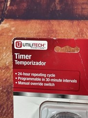 Utilitech 2-Outlet Timer #0224879 Up To 48 On/Off Settings New Sealed