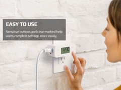 DEWENWILS 24 Hour Programmable Digital Timer Outlet, 2 Pack 3 Prong, 1/2 HP