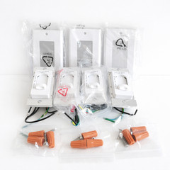 Speed Fan Wall Control UC9020 Lot 4 Fan Controls 3 Wall Plates Wiring Caps