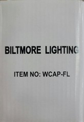 Biltmore Lighting UC9020B 4 Speed Fan Control Slide White Wall Cover Capacitive