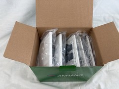 Lot of 10 Jinhang 4 Gang Light Switch Horizontal White Wall Plate NEW