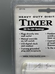 Intermatic Digital Timer Indoor Heavy Duty 7-Day Programming 15 Amps DTI7C NIB