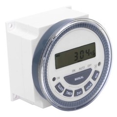 electronic Programmable Timer 12 Volt DC 30A 50/60Hz LCD Digital Display Timer