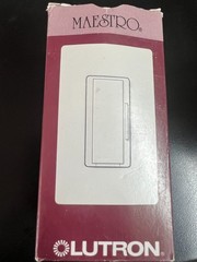 Lutron MA-R-WH Maestro Lighting Control 8.3 A Companion Dimmer White 7539/OB