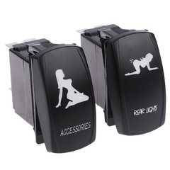 1pcs 5 Pin Car Boat Caravan Rocker Switches Waterproof 12V/24V Rocker Switch GA