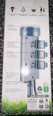 Jasco Outdoor Yard Stake w/ Mech Built-In Timer 6 Grounded Yard Outlet/ Plug