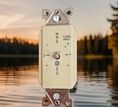 Intermatic 4 hour Timer Switch A504H Spring Wound. NO KNOB