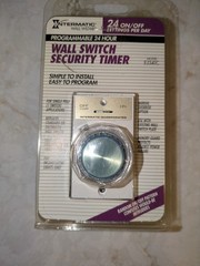 New Intermatic Wall Switch Security Timer, Model EJ341C
