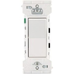 2-10pk-Leviton Decora Edge Residential Grade 15A Rocker Single Pole Switch White