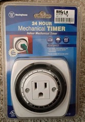 Westinghouse Indoor 24 Hour Programmable Plug-In Mechanical Outlet Timer
