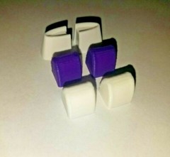 LUTRON Skylark DUAL SPLIT DIMMER replacement Slider HALF KNOBS 1 pair+1 3d part