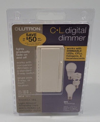 Lutron MACL-153MH-LA Maestro CL Digital Dimmer Switch Light Almond