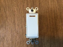 Leviton Rocker Lighted Illuminated Switch, 20-Amp 120-Volt AC, NOW, AS IS, PHOTO