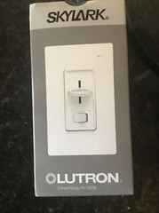 Dimmer Switch Lutron Skylark S-603P-WH Diva 600W Three Way White Decora Style