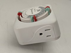 Intermatic TN311K 15-Amp 24-Hour Indoor Heavy Duty Lamp and Plug-in Timer White