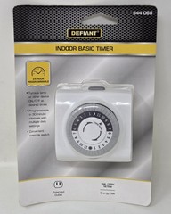 New Defiant 24-Hour Indoor Plug-In Basic Mechanical Timer (Model 544 068)