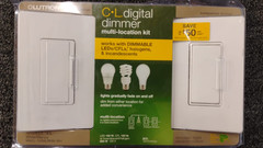 Lutron DVCL-153P-WH-2 LED Dimmer 2 Pack, OBN – A4