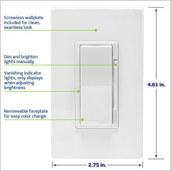 Decora Smart Dimmer Switch, Wi-Fi 2Nd Gen, Neutral Wire Required, Works with Mat