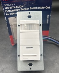 Leviton Decora Occupancy Sensor Single Pole 1200V R52-ODS10-IHW (Pack Of 2)