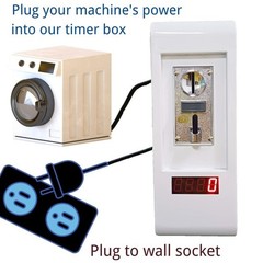 JY085 Coin Operated Timer Box for Washing Machine Time Control Power Supply