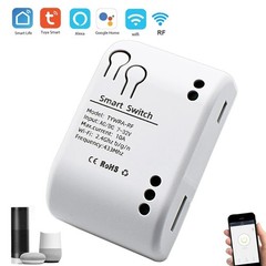 WiFi Tuya Smart 1CH Switch 10A Relay Module APP Remote USB 5V 12-24V RF433
